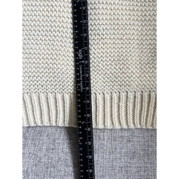 Vtg UNO & UNA Knit Sweater Sz L Colorful Cable Twist 80s 90s Indie Hipster Retro - Picture 10 of 10